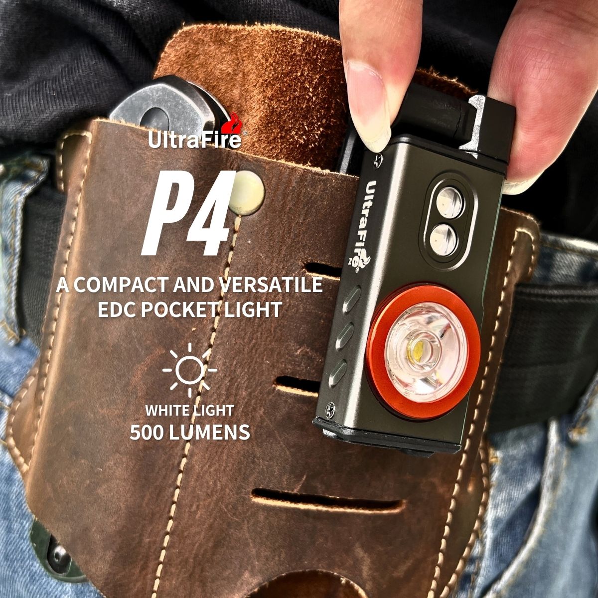P4 EDC Headlamp Flashlight - UltraFire