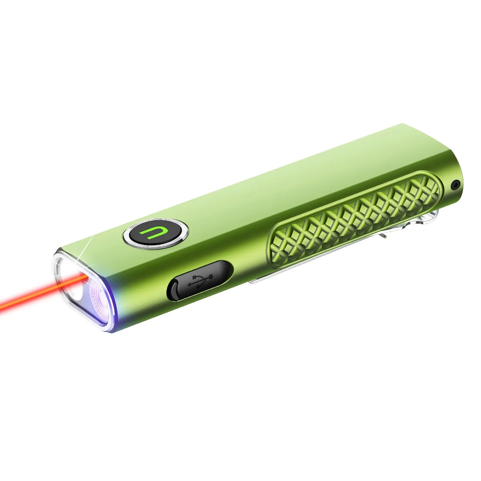 UltraFire S3 Flat EDC Flashlight | 1200 Lumens, UV & Red Laser Black UltraFire S3 Flat EDC Flashlight | 1200 Lumens, UV & Red Laser Black