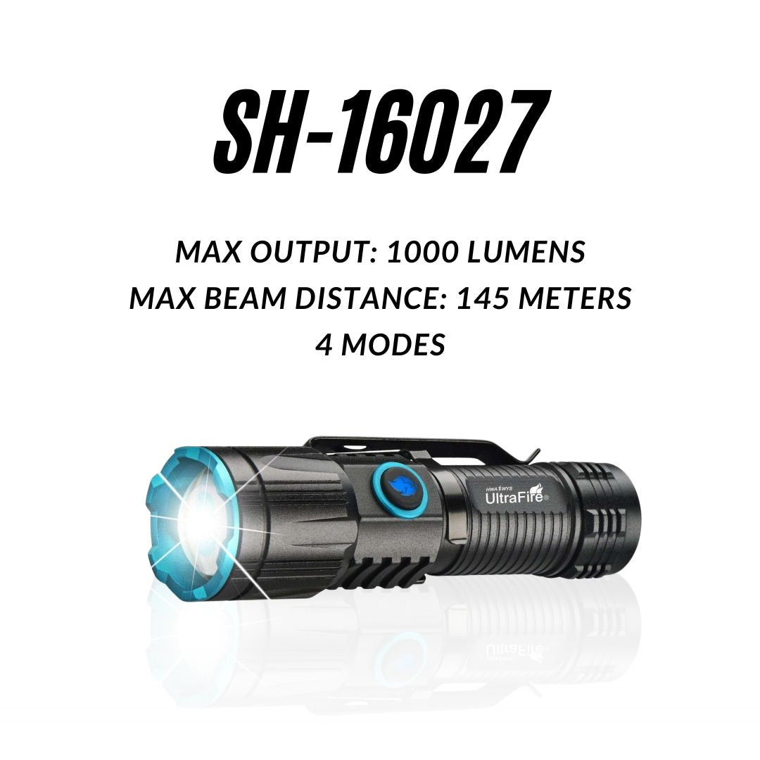 SH-16027 Rechargeable EDC Flashlight - UltraFire