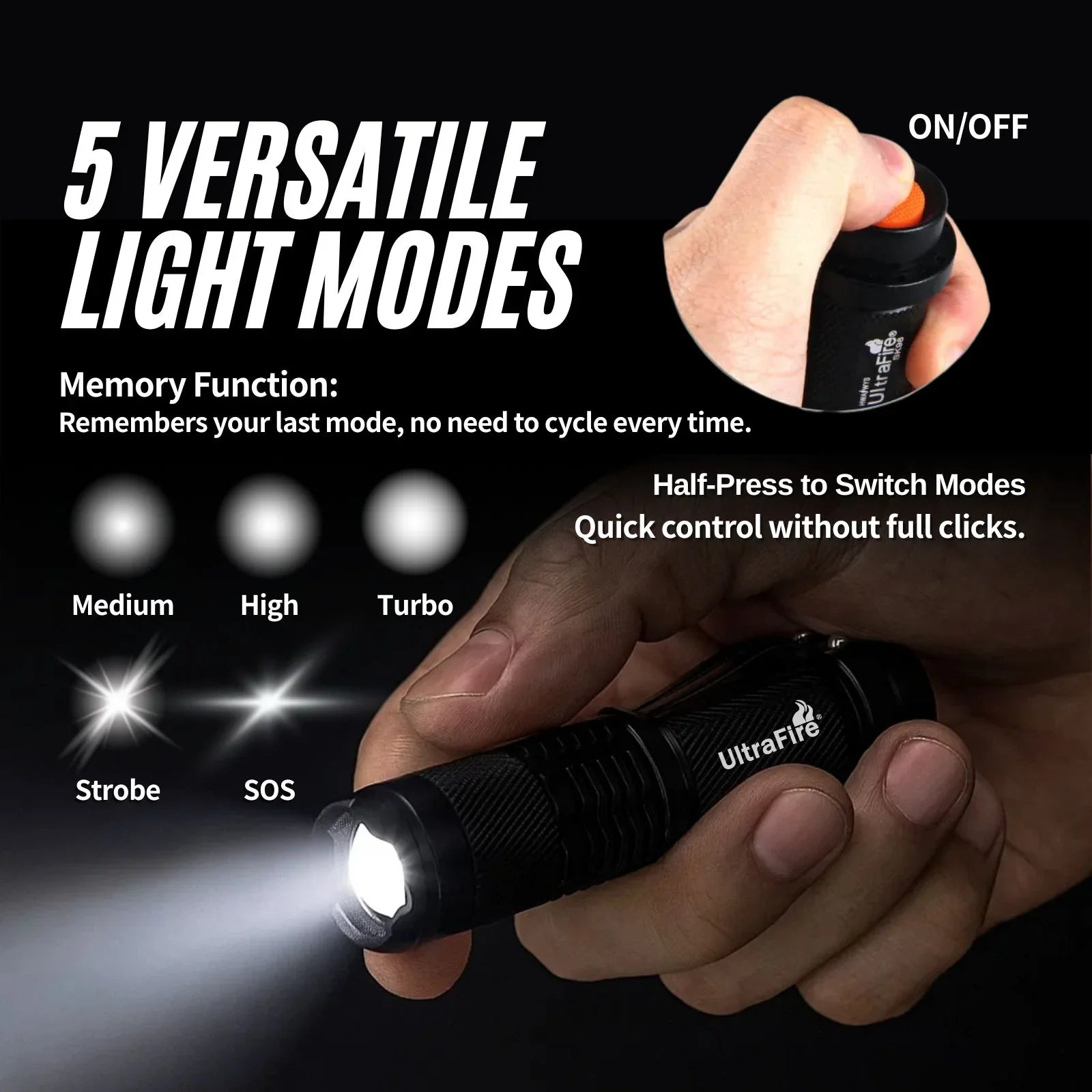 UltraFire SK98 Mini LED Flashlight