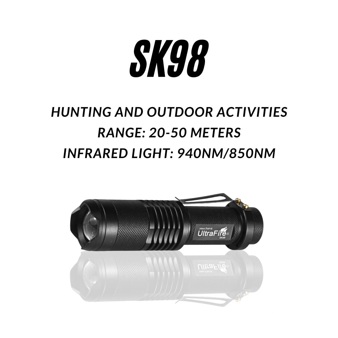 SK98 Infrared Hunting Flashlight - UltraFire