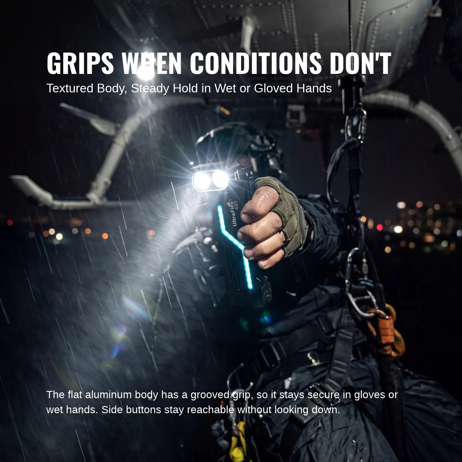 UltraFire® SZ3 Swivel Head EDC Flashlight
