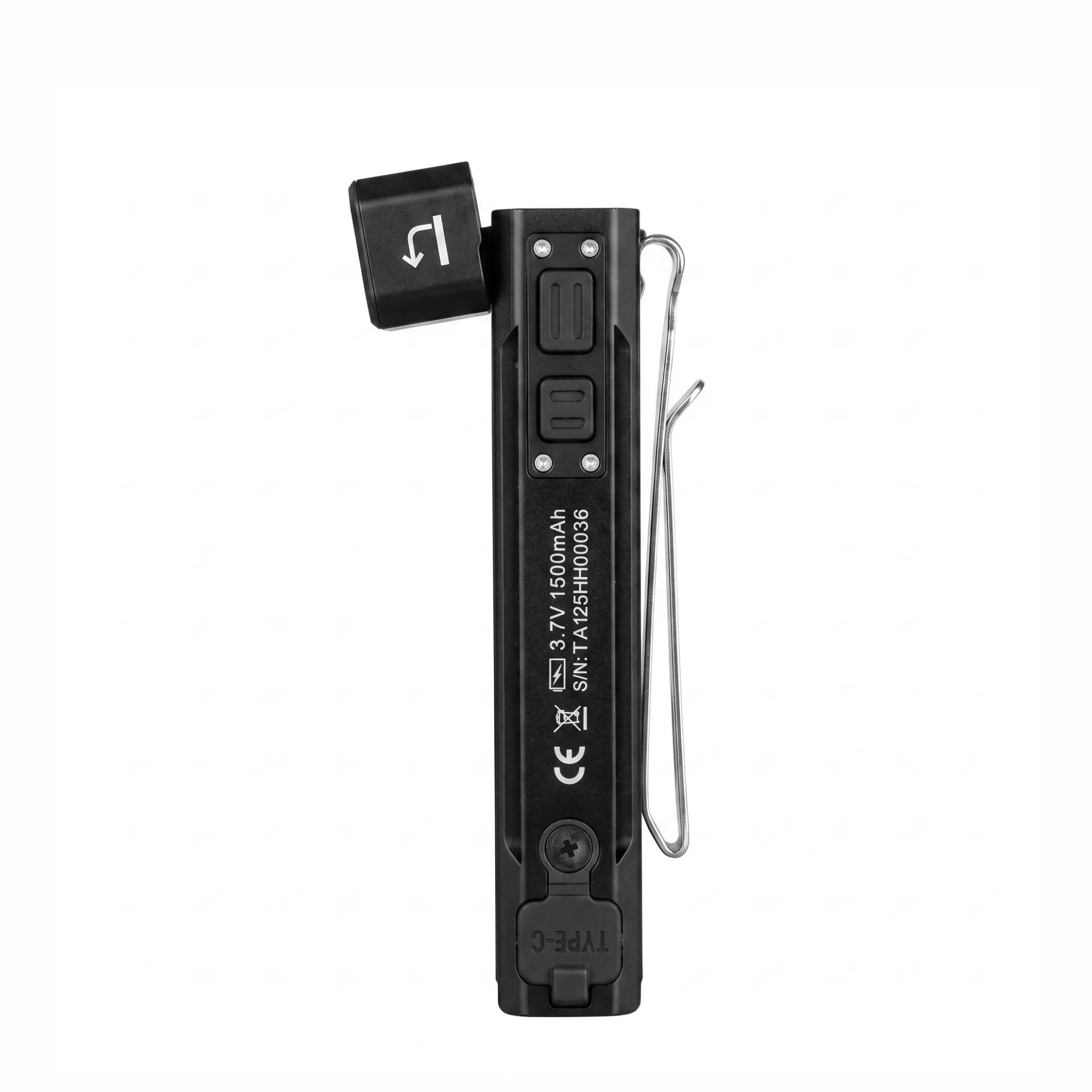 UltraFire® SZ3 Swivel Head Rechargeable EDC Flat Flashlight