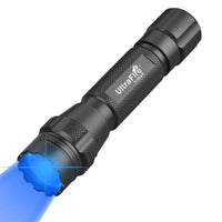 blue fire flashlight rechargeable UltraFire T1 Ultra-B Blue LED Flashlight Only Flashlight