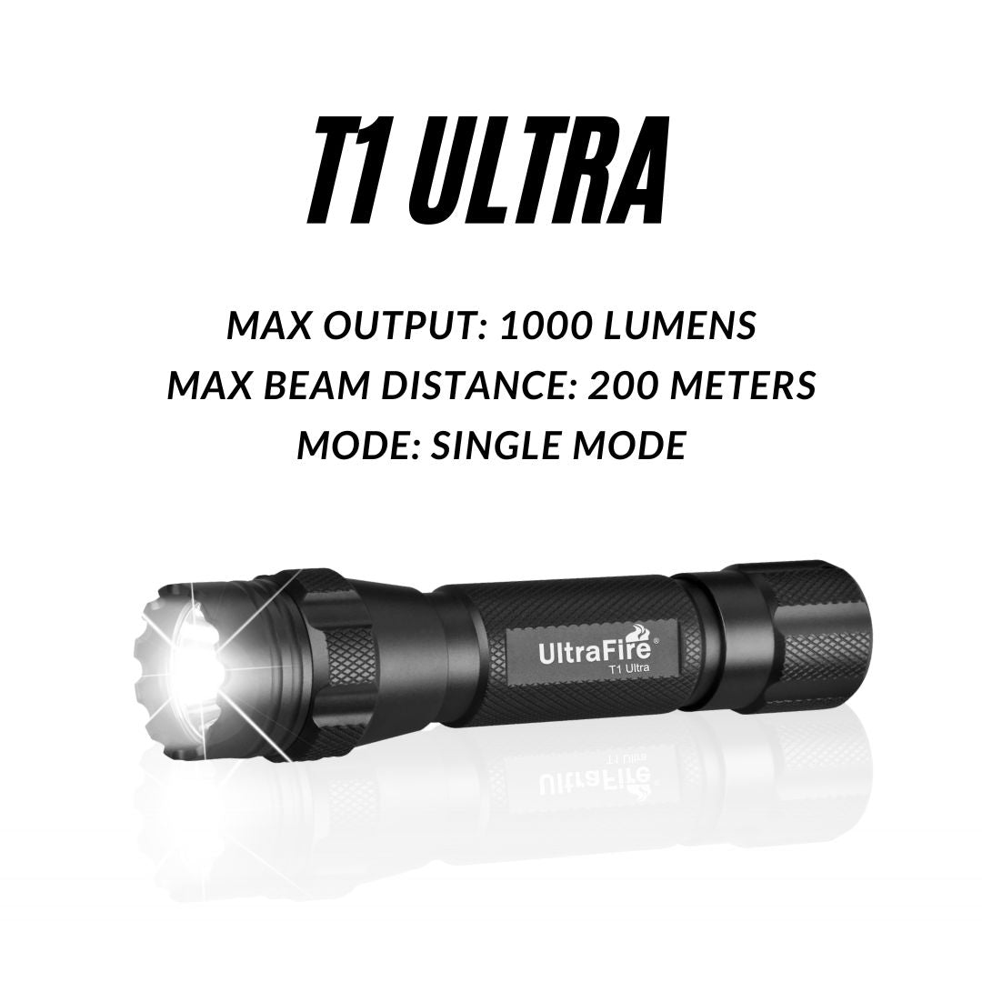 UltraFire_T1_Ultra_Tactical_LED_Flashlight - UltraFire