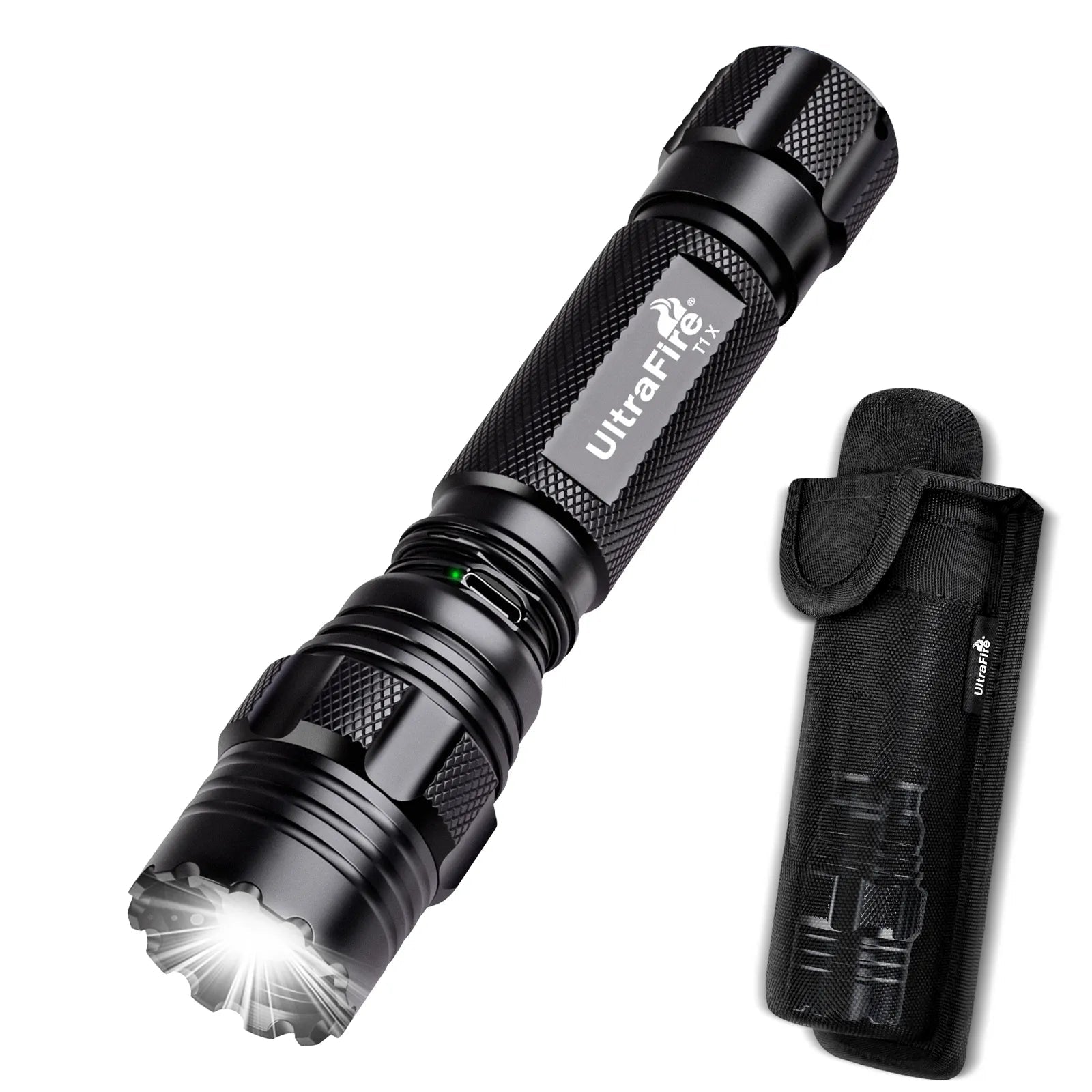 UltraFire® T1 X Rechargeable Tactical Flashlight UltraFire® T1 X Rechargeable Tactical Flashlight
