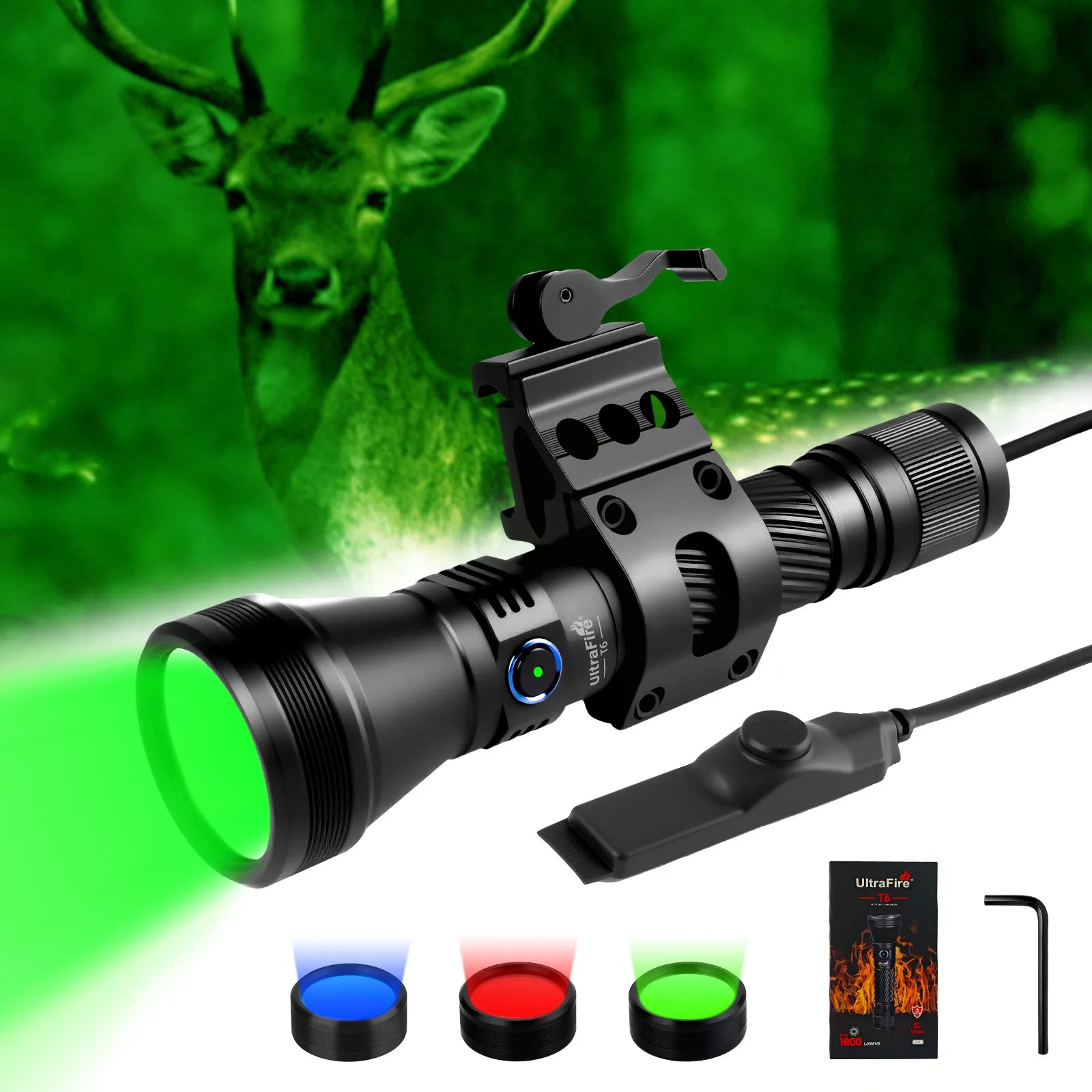 UltraFire® T6 Hunting Flashlight