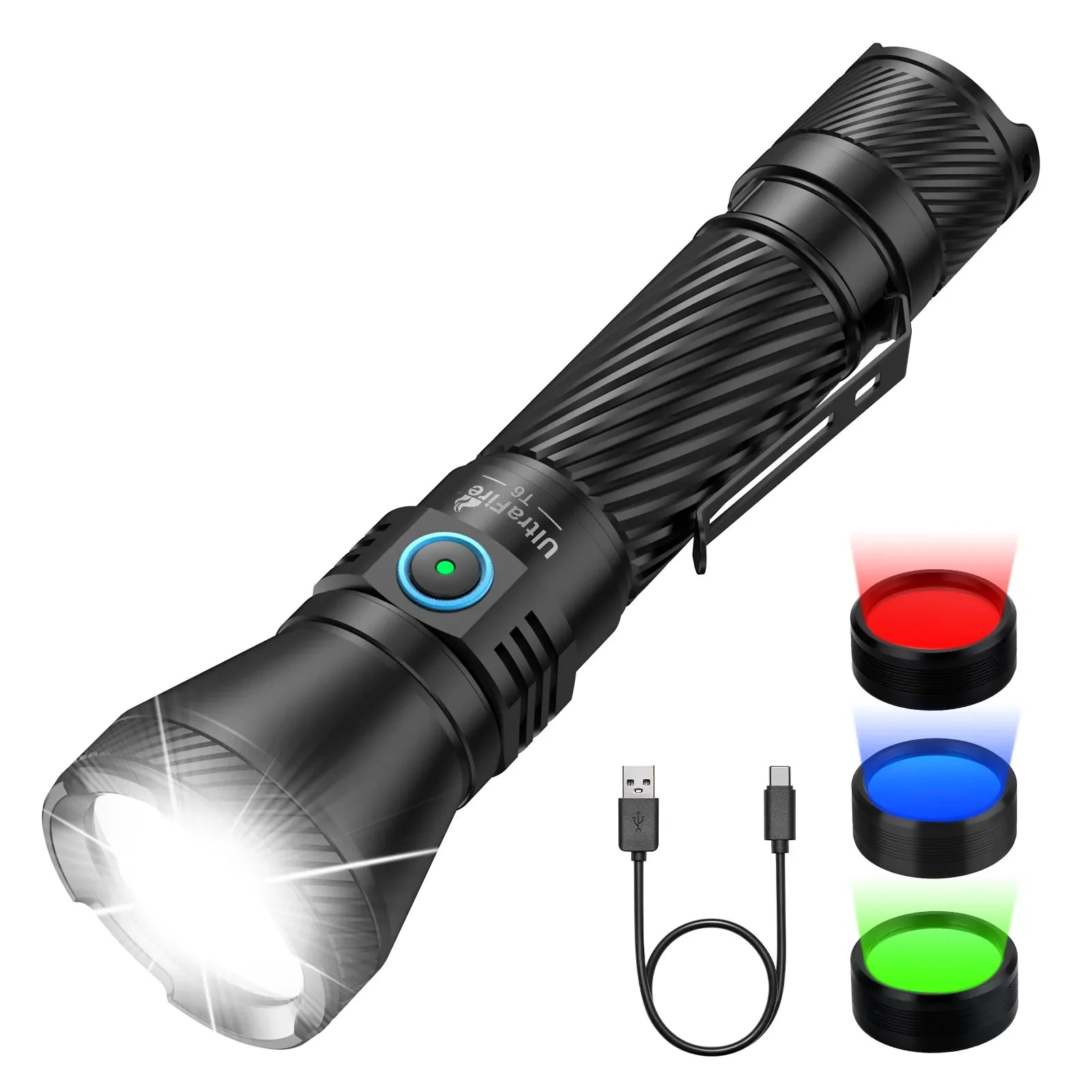 UltraFire_T6_High_Beam_Tactical_Flashlight-550m_Beam_Distance_2 - UltraFire