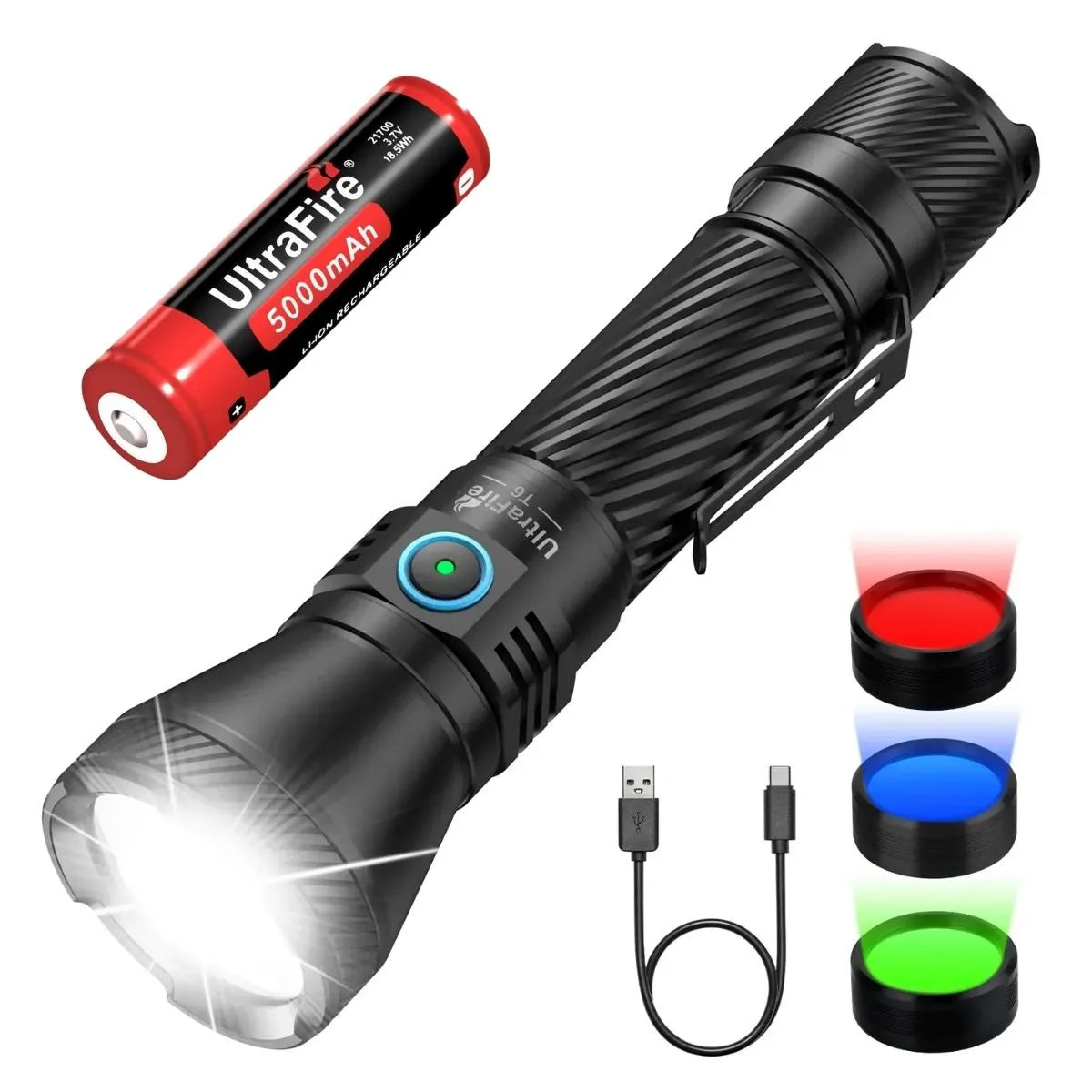 UltraFire_T6_High_Beam_Tactical_Flashlight-550m_Beam_Distance_2 - UltraFire