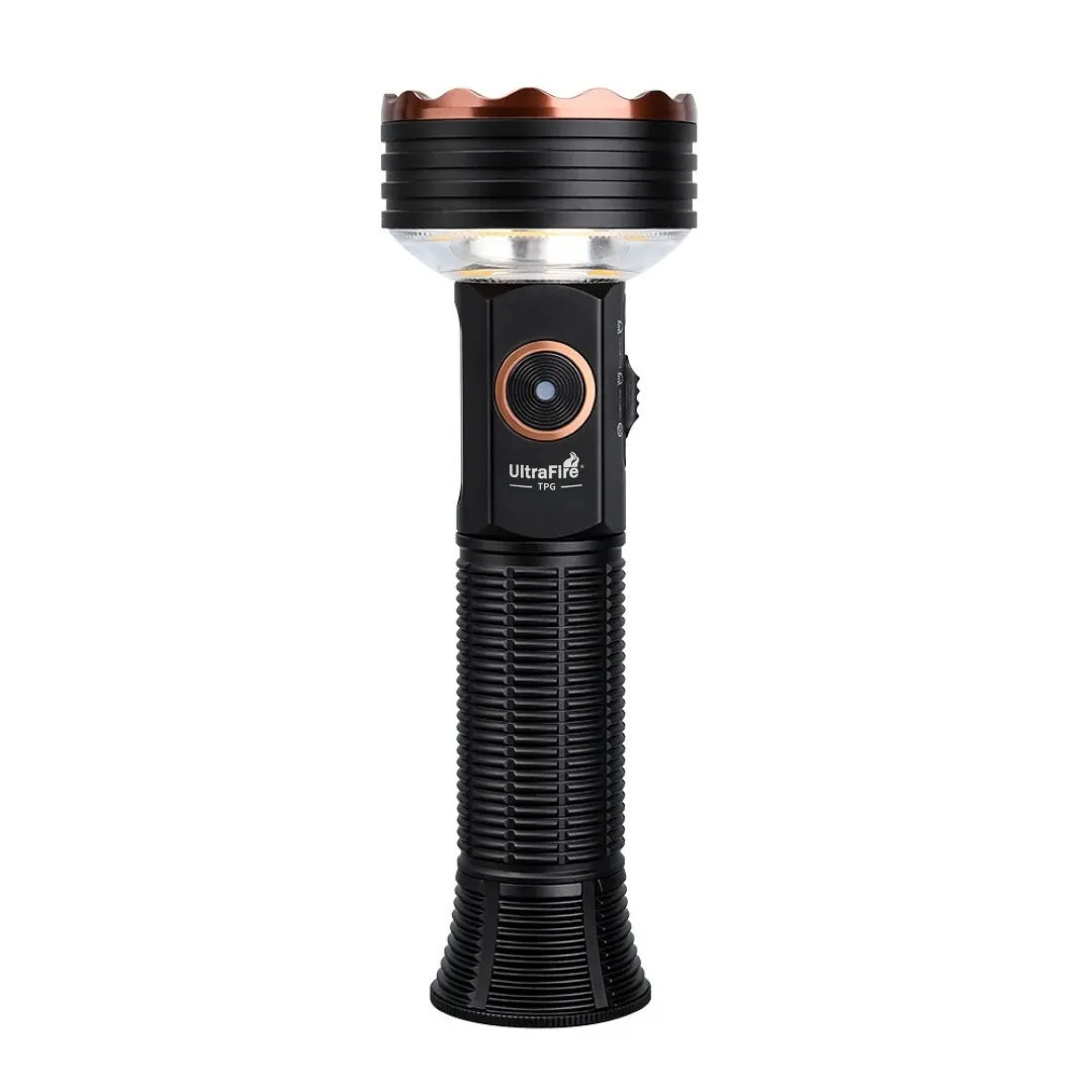 UltraFire TPG Multi-Purpose Camping Reading Flashlight – 5100 Lumens, Magnetic Base, Type-C Rechargeable