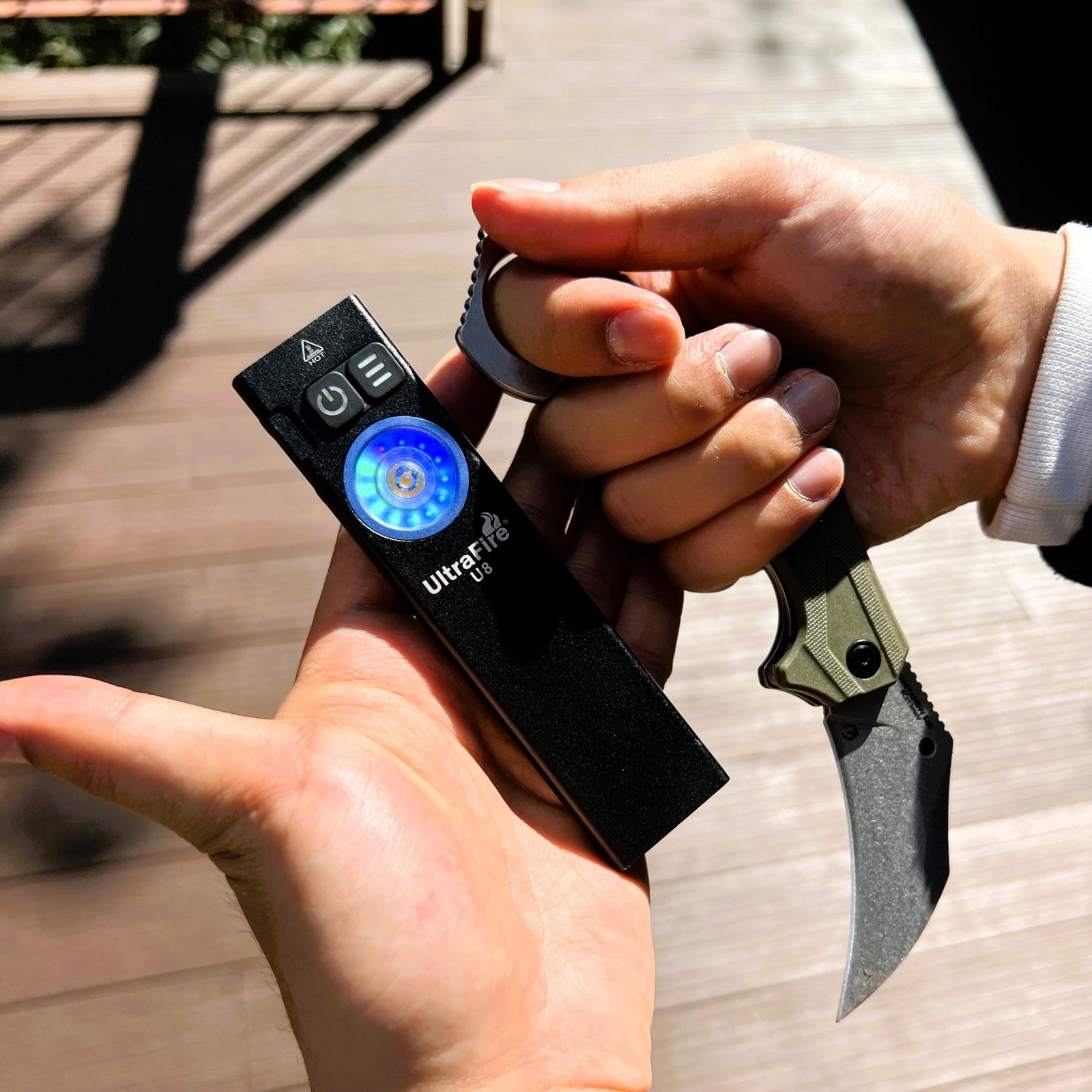 UltraFire U8 Ultra-Slimt EDC Flashlight