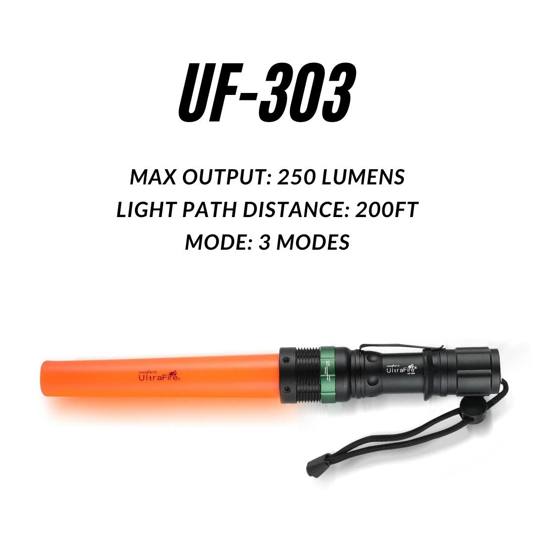 UF-303 Traffic Wand Flashlight - UltraFire