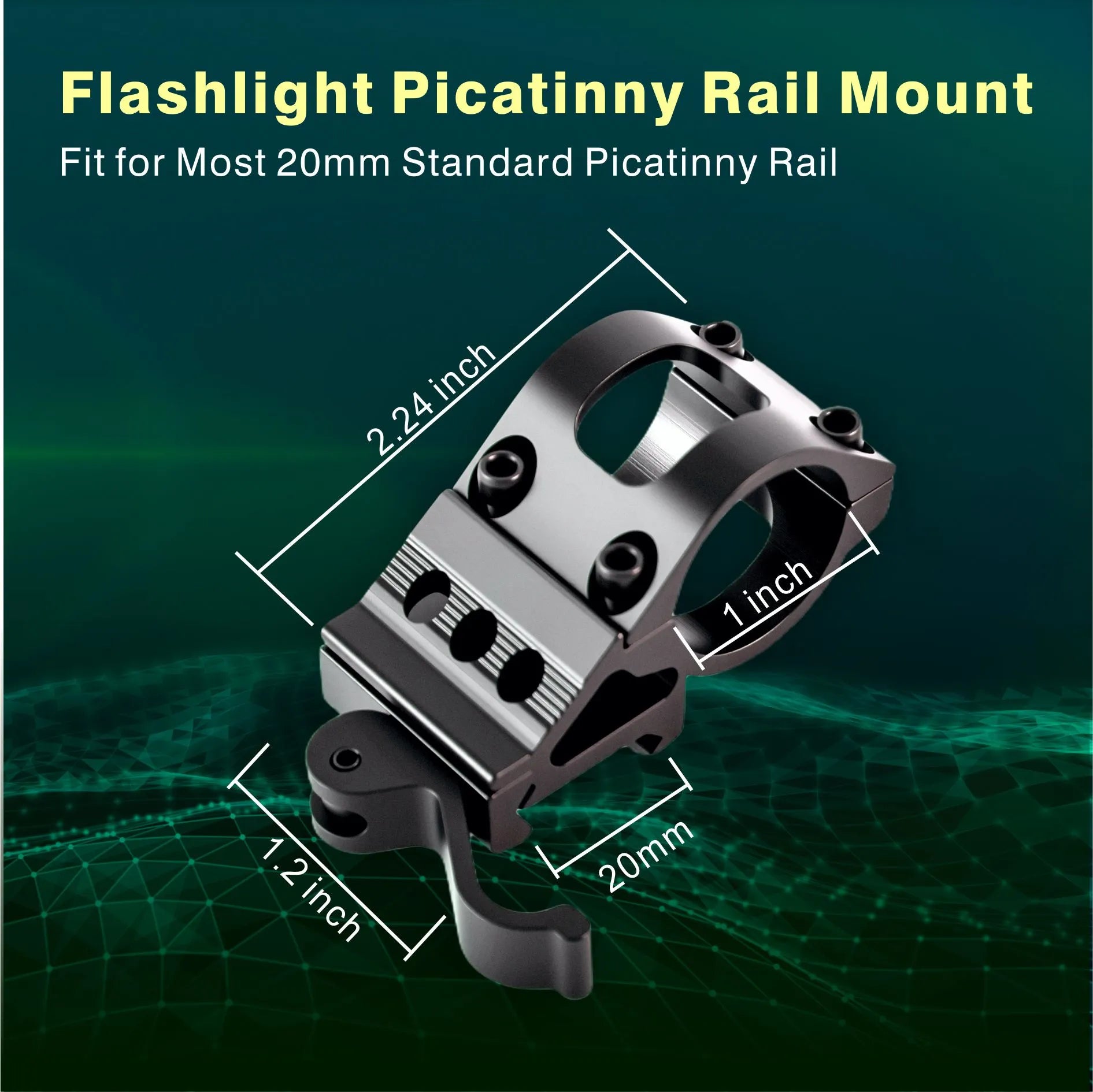 UltraFire® WF-502BGX Green Light Hunting Flashlight