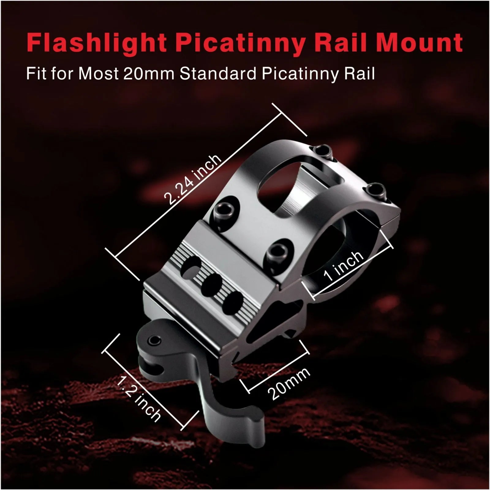 UltraFire® WF-502BRX Red Light Tactical Flashlight