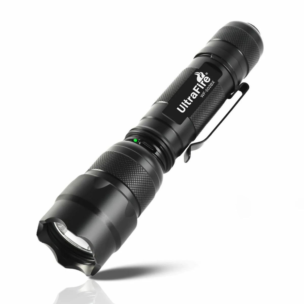 UltraFire WF-502BX Tactical Rechargeable Flashlight – 1000 Lumens, USB-C