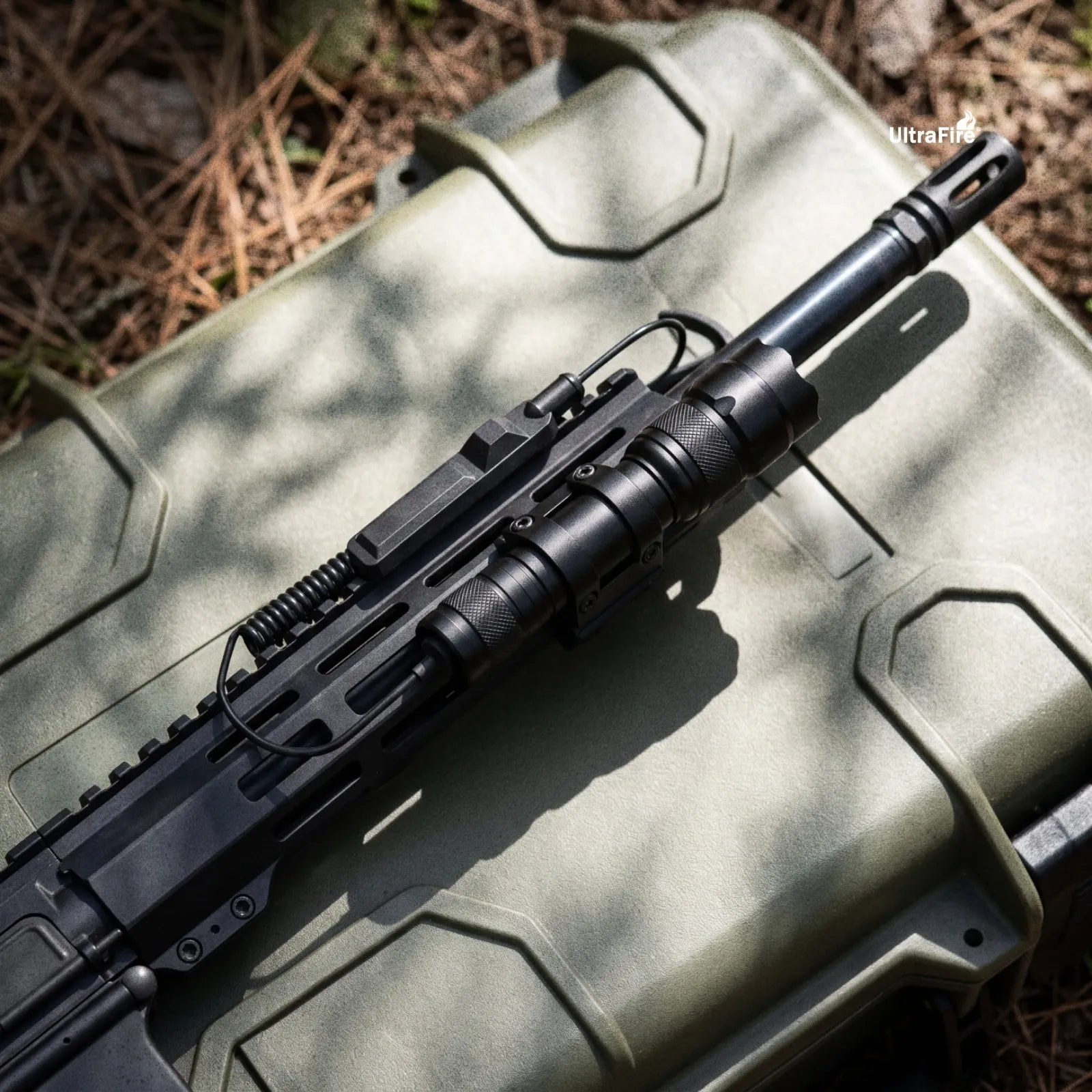 UltraFire® WF-502BX Tactical Weapon Light & Long-Gun Defense Kit