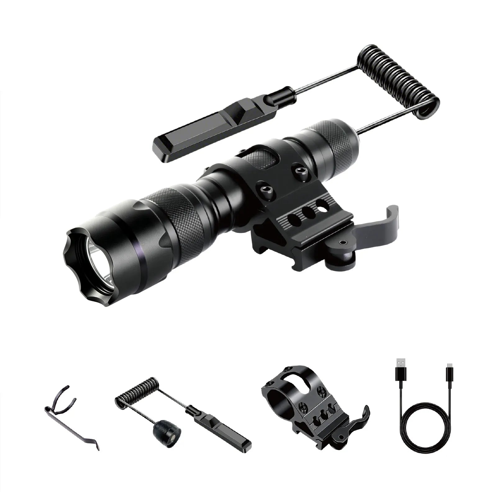 UltraFire® WF-502BX Tactical Weapon Light & Long-Gun Defense Kit