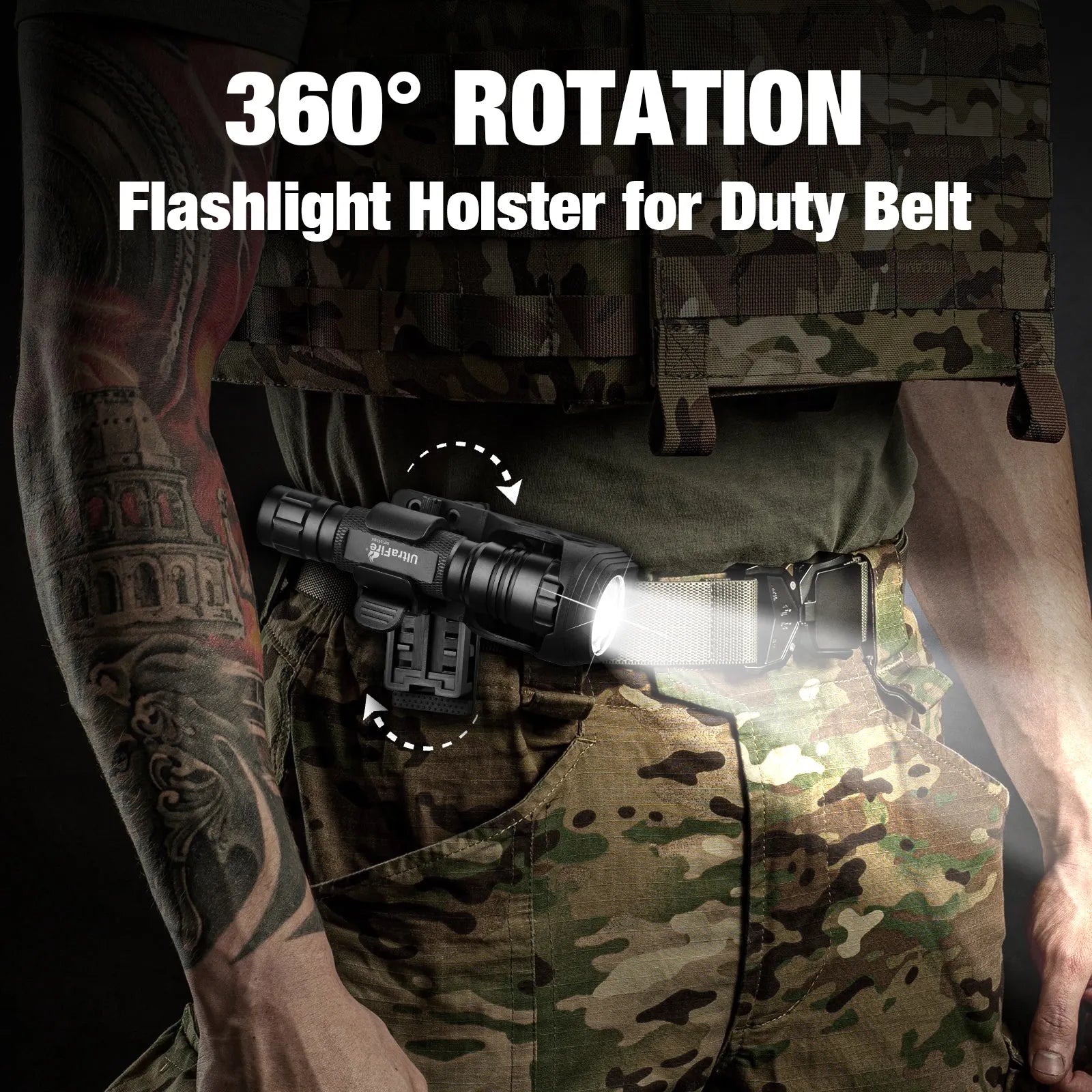UltraFire WF-501BX Tactical Flashlight 1000 Lumens