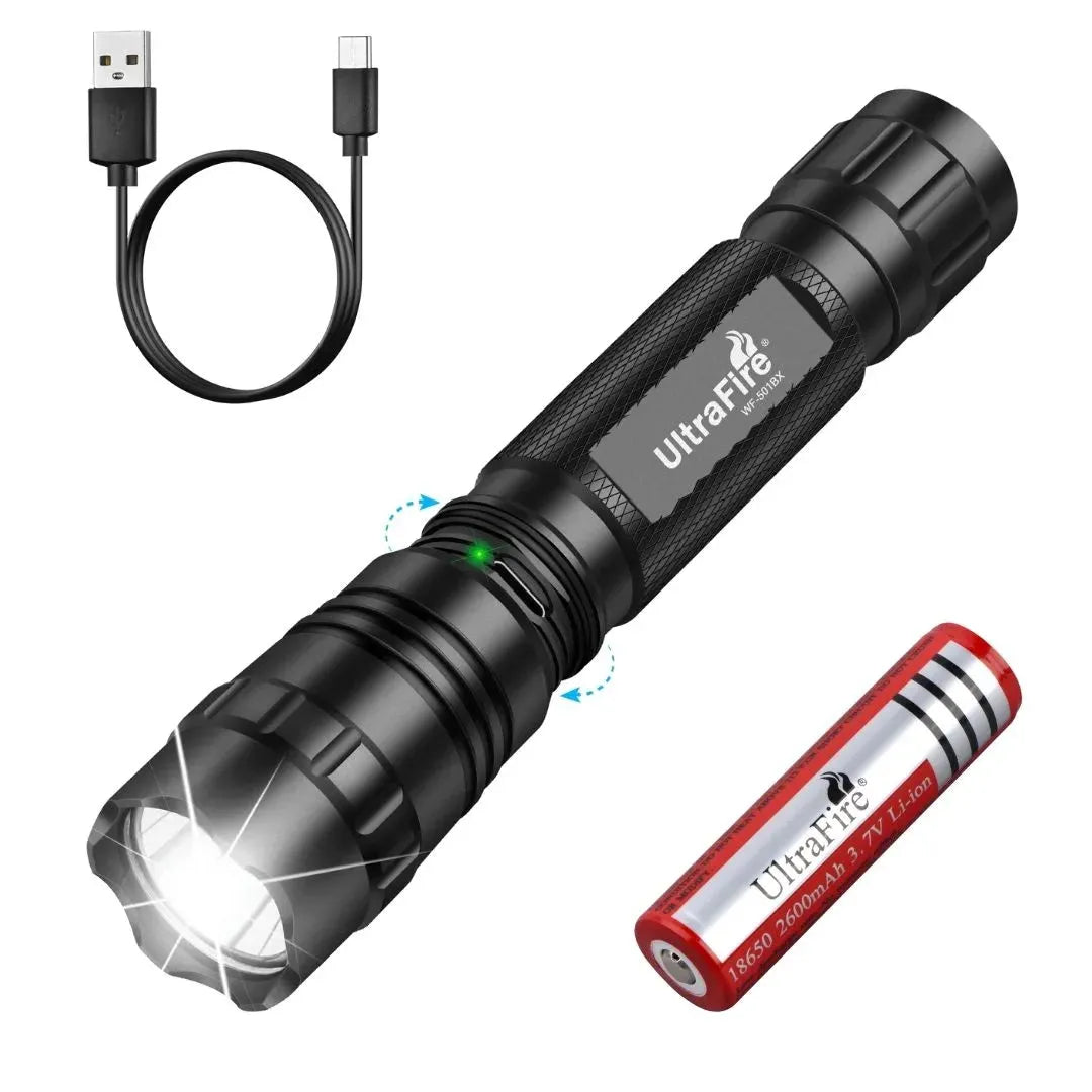 WF-501BX Flashlight With Battery