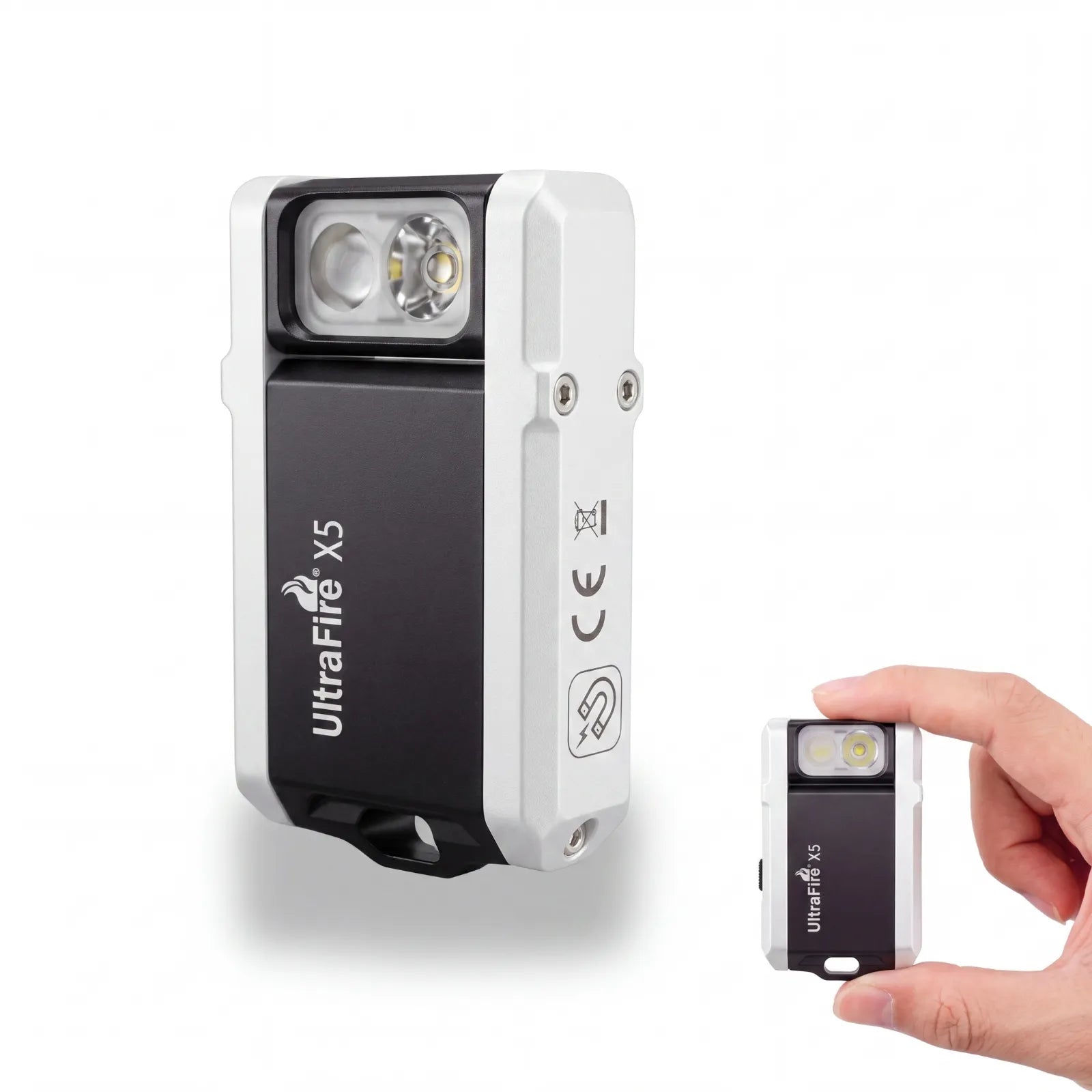 UltraFire® X5 EDC Flashlight Panda White