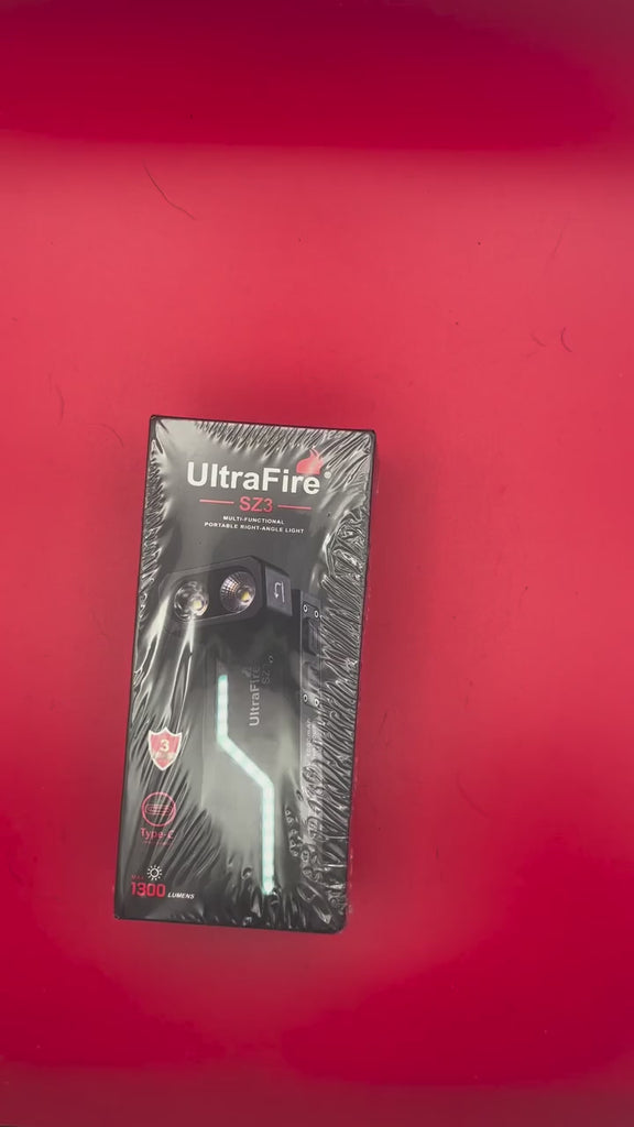 Linterna EDC UltraFire® SZ3 de cabezal giratorio