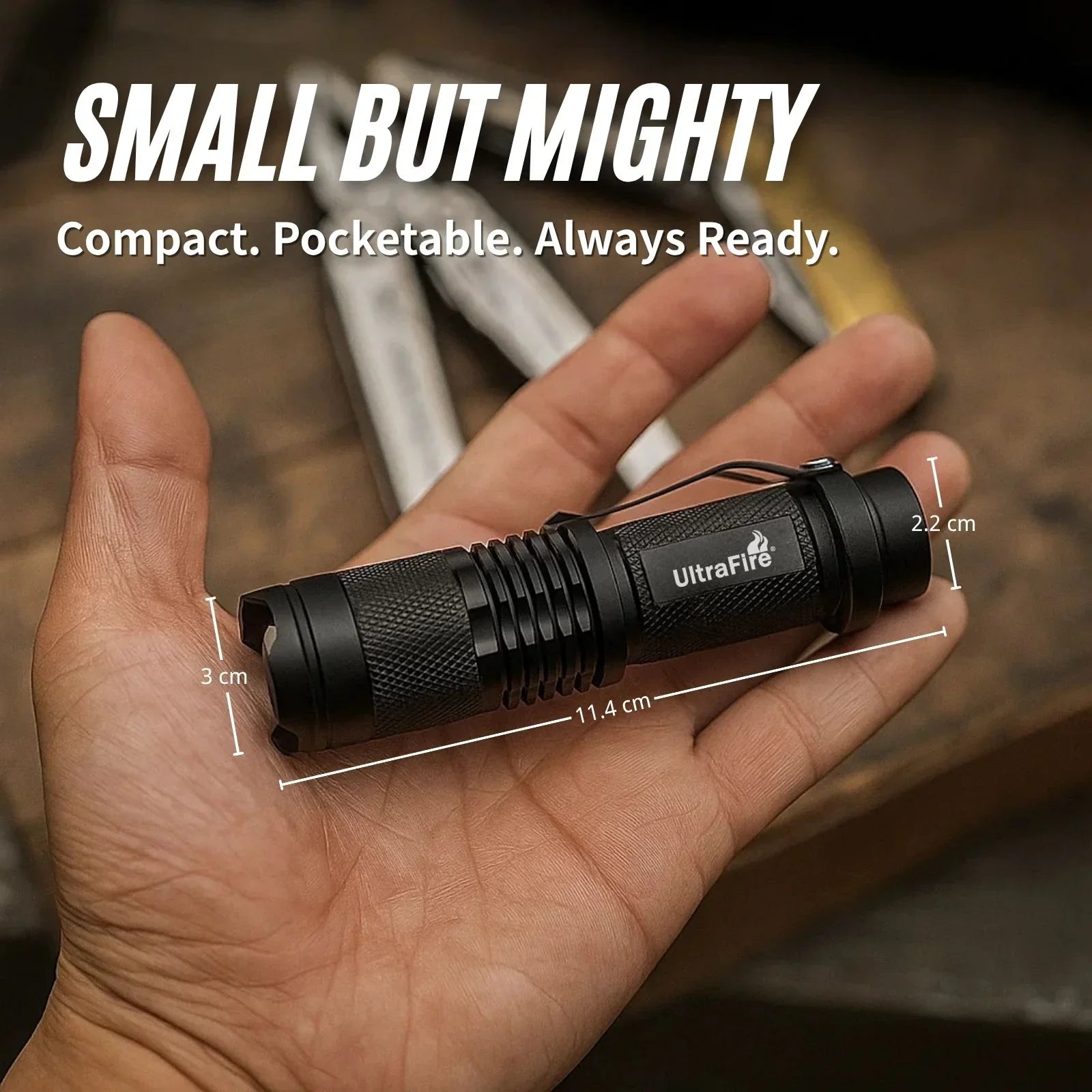 98 type rechargeable cree led flashlight UltraFire SK98 Mini Flashlight