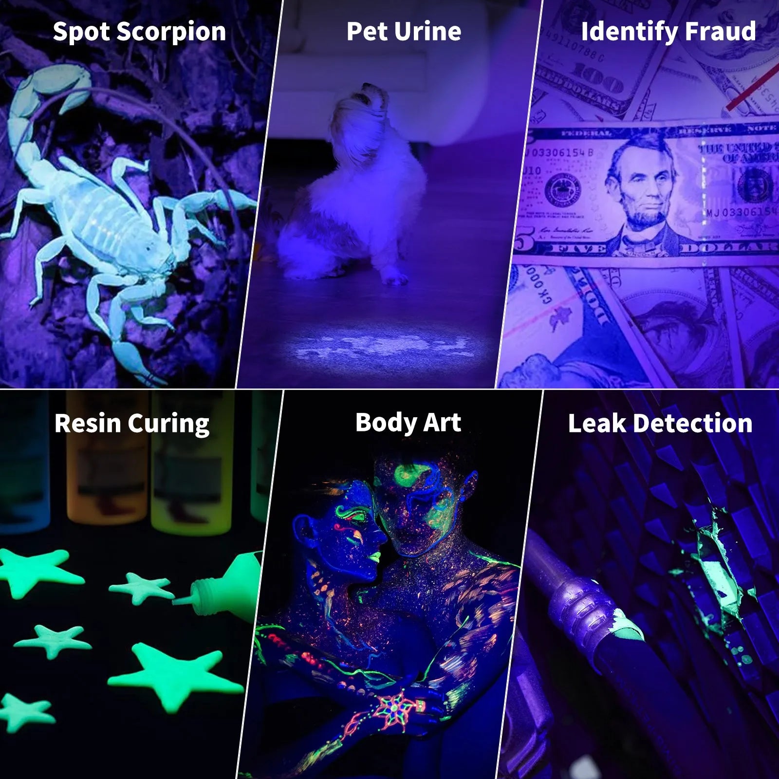 RUV2 UV Flashlight - UltraFire