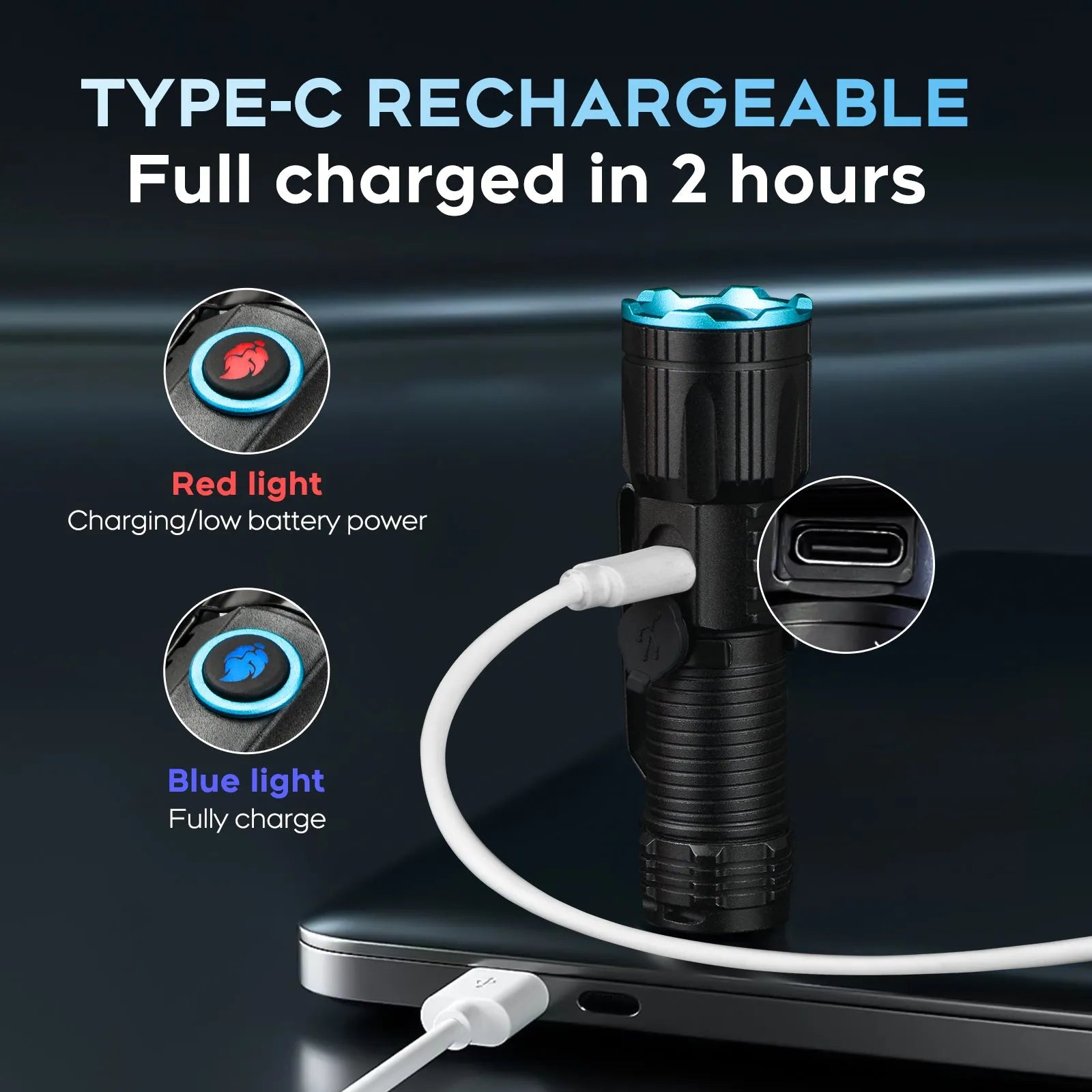 SH-16027 Rechargeable EDC Flashlight - UltraFire