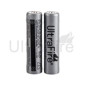 UltraFire 1800mAh 3.7V 17670 Rechargeable Lithium Battery With Protection Board (2PCS)