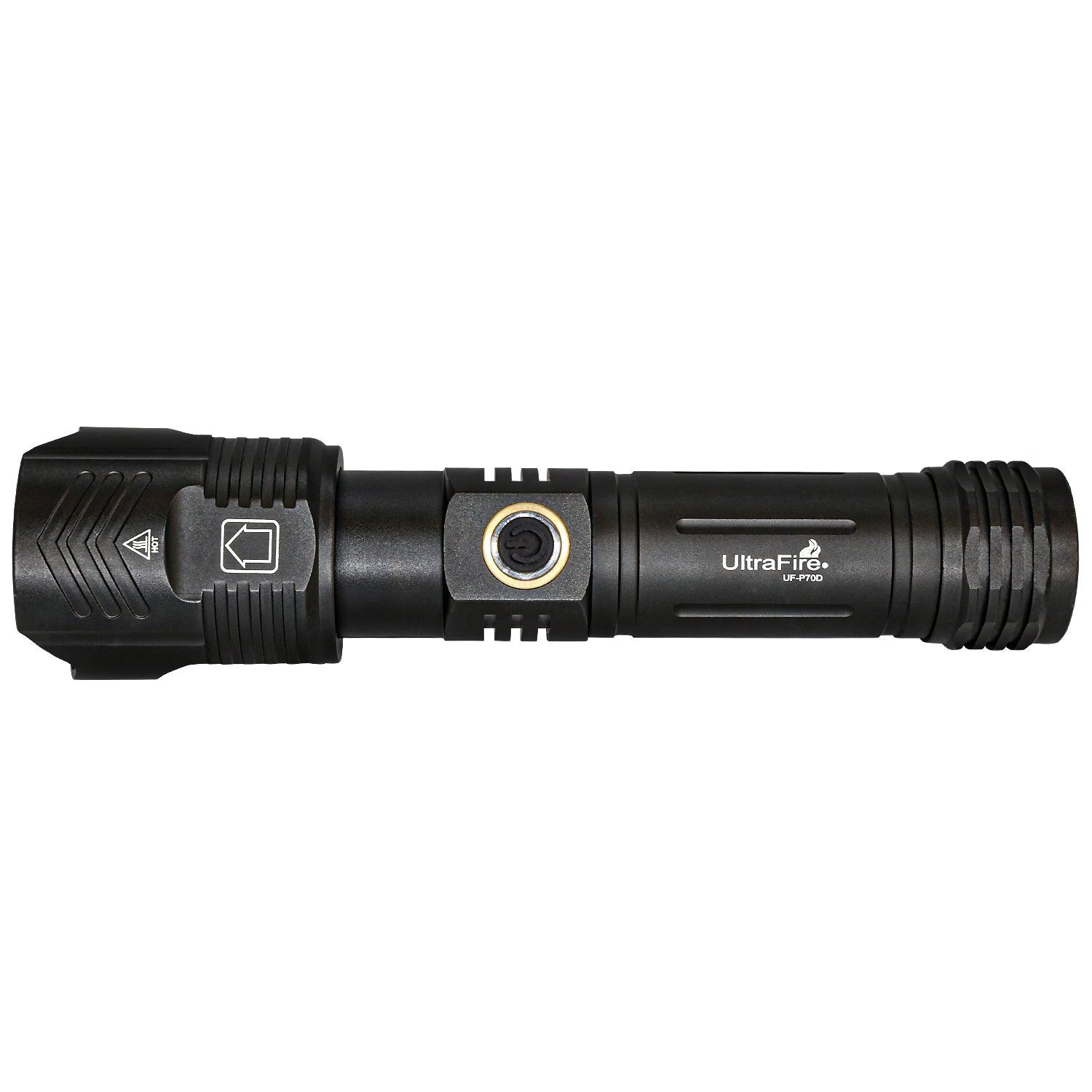 UltraFire Classic P70D USB Charging Flashlight