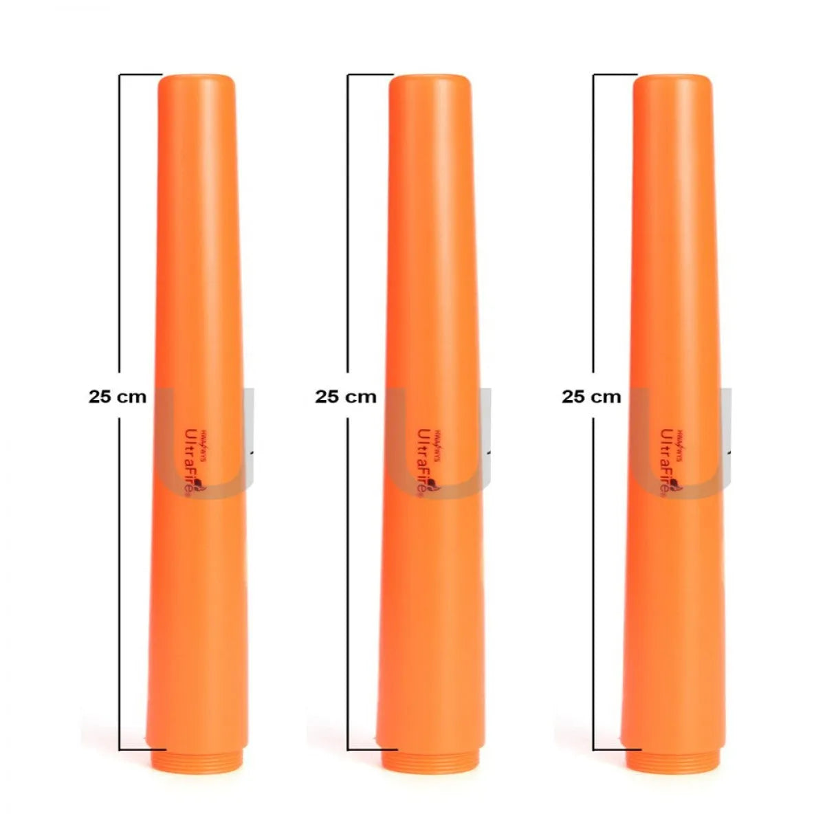 fenix flashlight cone UltraFire Signal Traffic Stick (3 Pack) For UF-303 Flashlight
