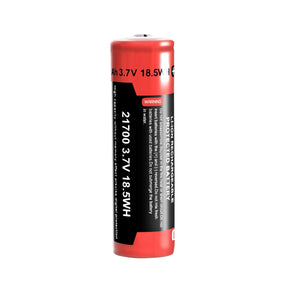 UltraFire 5000mAh 3.7V 21700 Rechargeable Lithium Battery With Protection Board (2PCS)