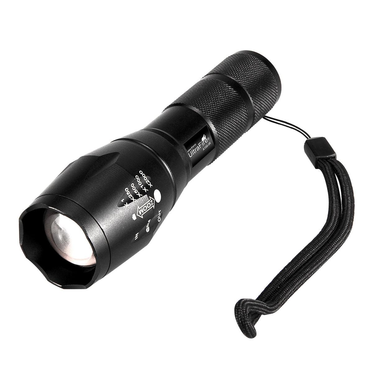 UF-3C Flashlight With Red/Green LED - UltraFire