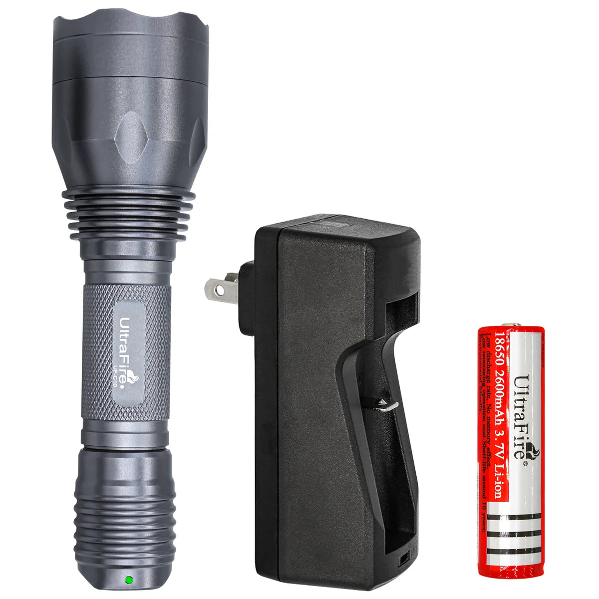 UltraFire Classic C10 3-Color Flashlight